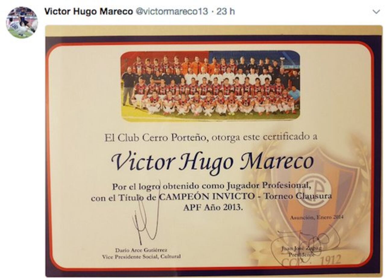 PICANTE. Víctor Hugo Mareco también “colaboró” para calentar el Twitter.