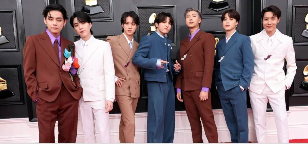 La multipremiada banda surcoreana BTS. Vogue.