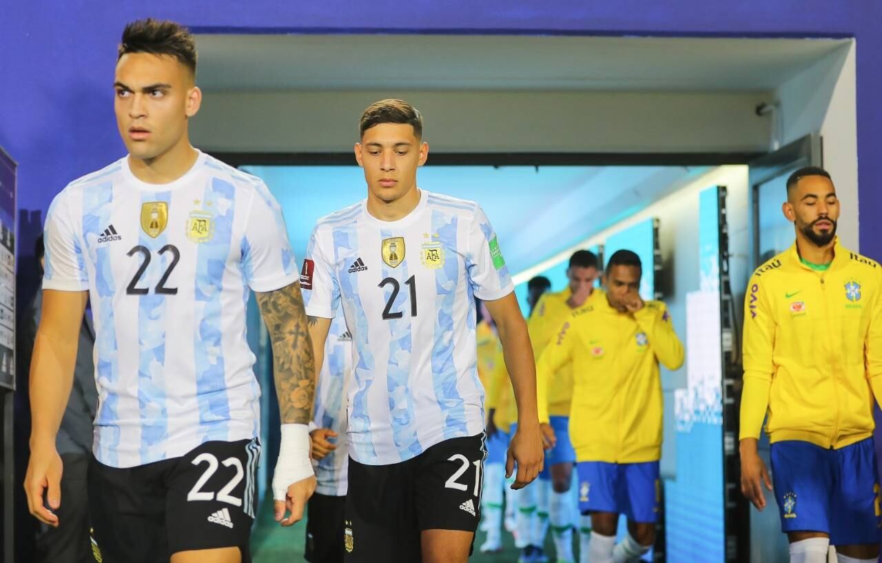 El partido entre Argentina y Brasil, que se jugó en San Juan, terminó 0-0. FOTO @Argentina