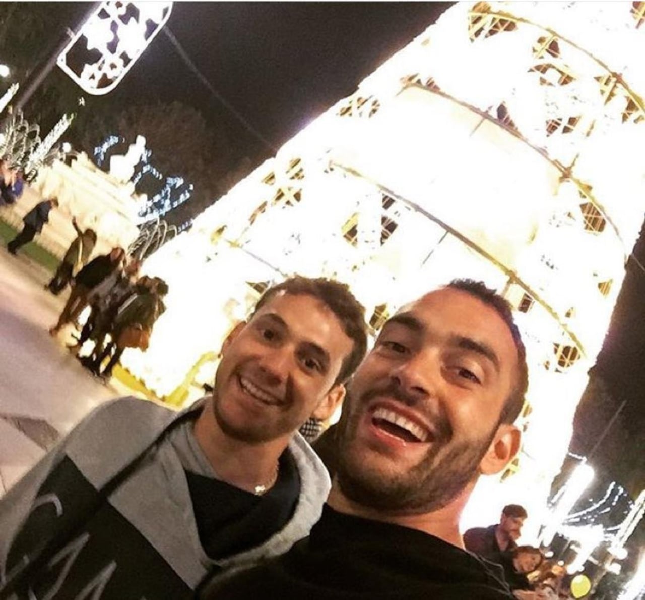 Federico Cristóforo con su hermano Sebastián. GENTILEZA