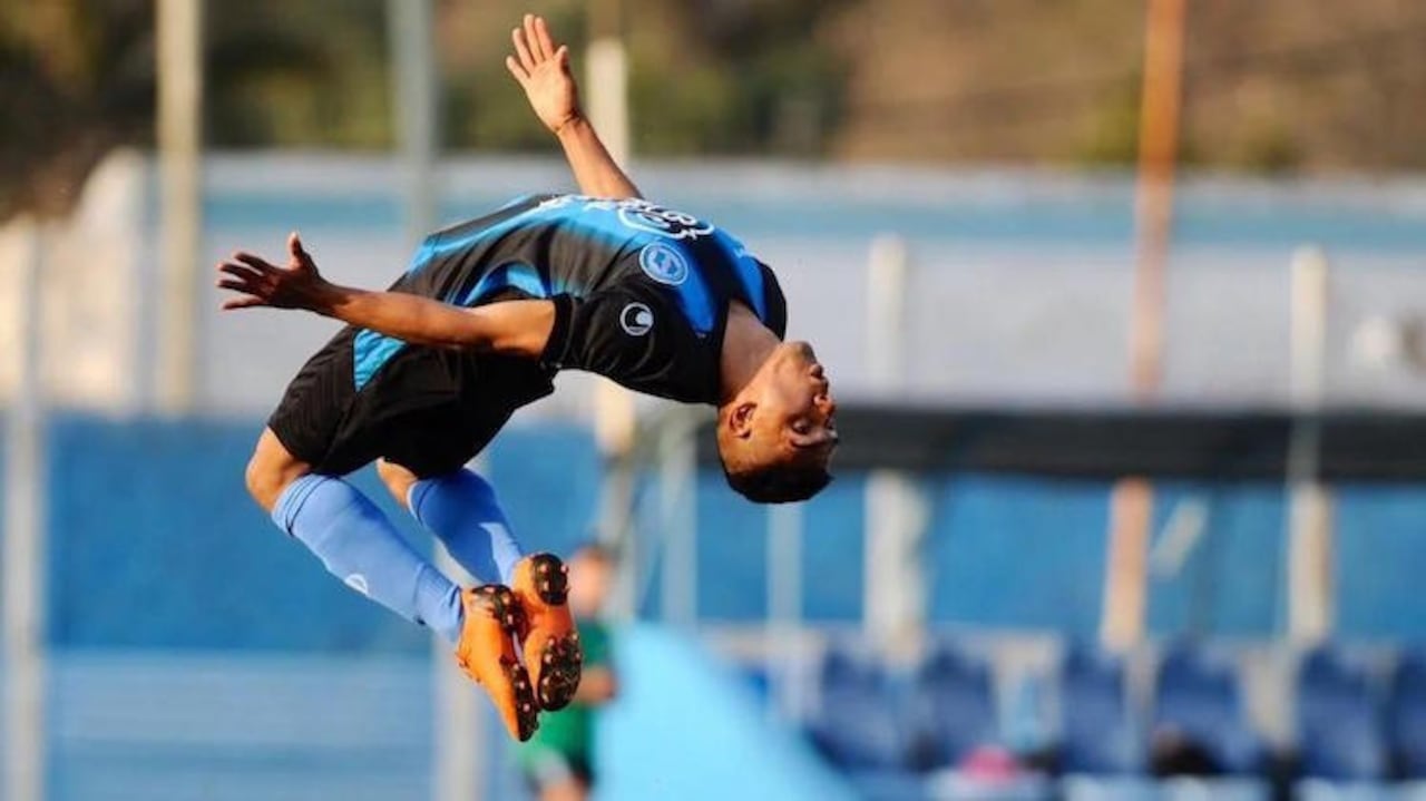 Samuel Portillo y su festejo clásico.