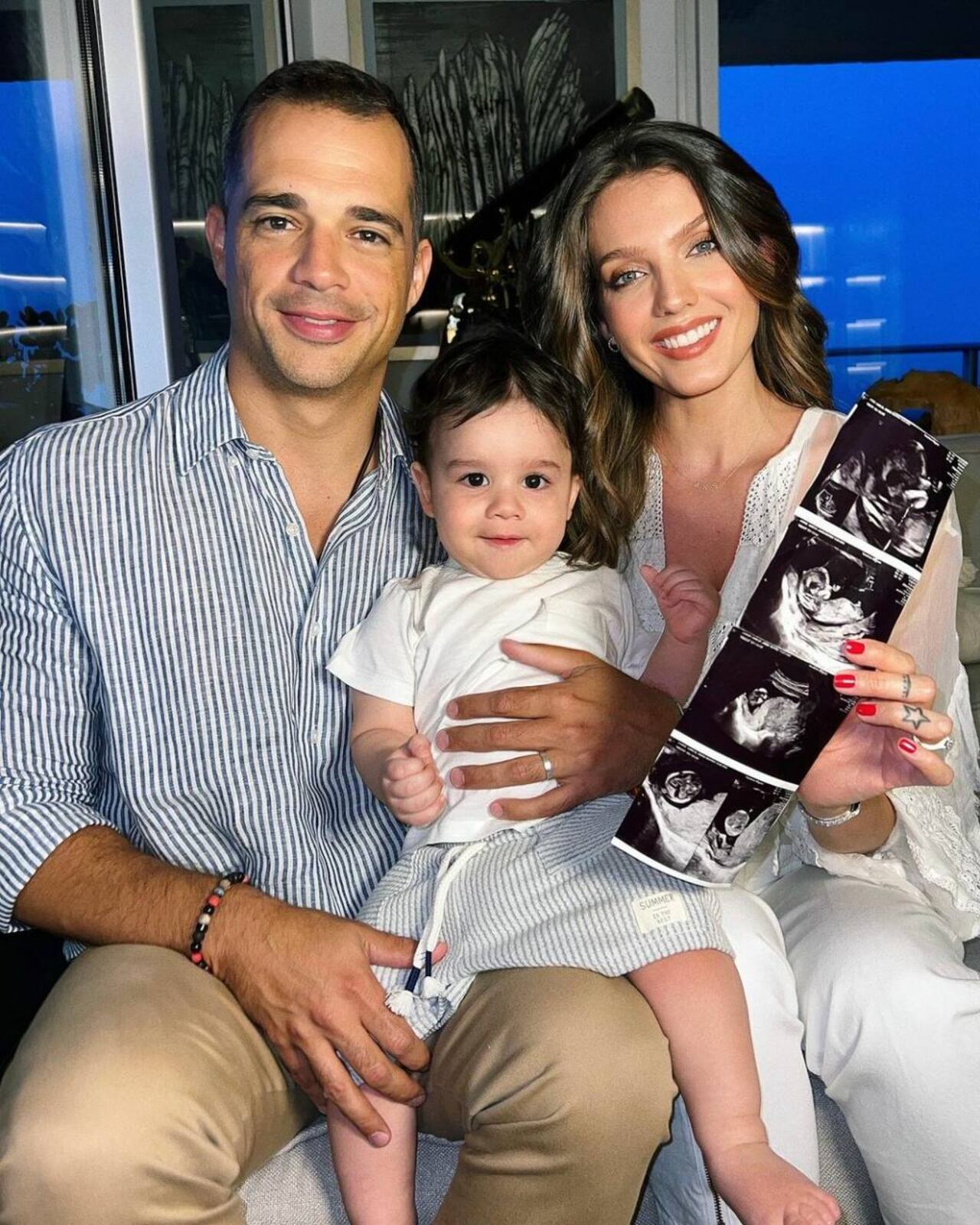 Así anunciaba hace unos días Annita Chase que será nuevamente mamá.