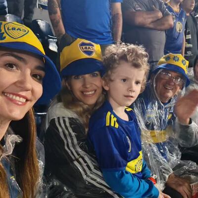 Conductora fue al estadio para alentar a su club
