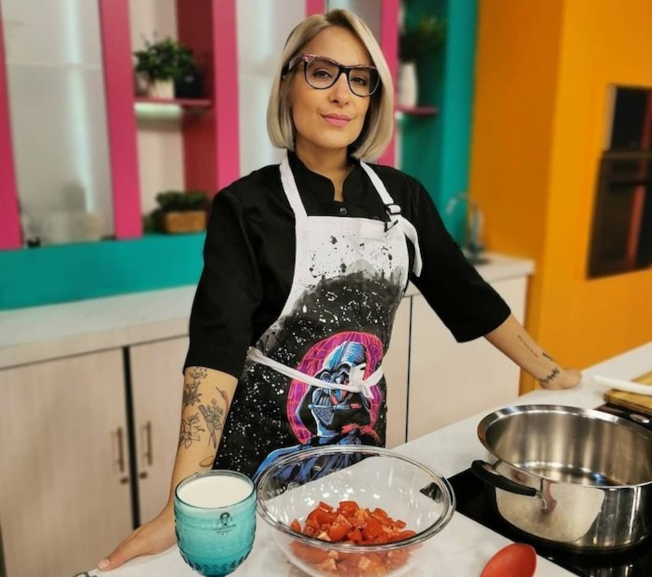 La chef de tevé dijo que no se ve usando tanga para estar cocinando en el brasero.
