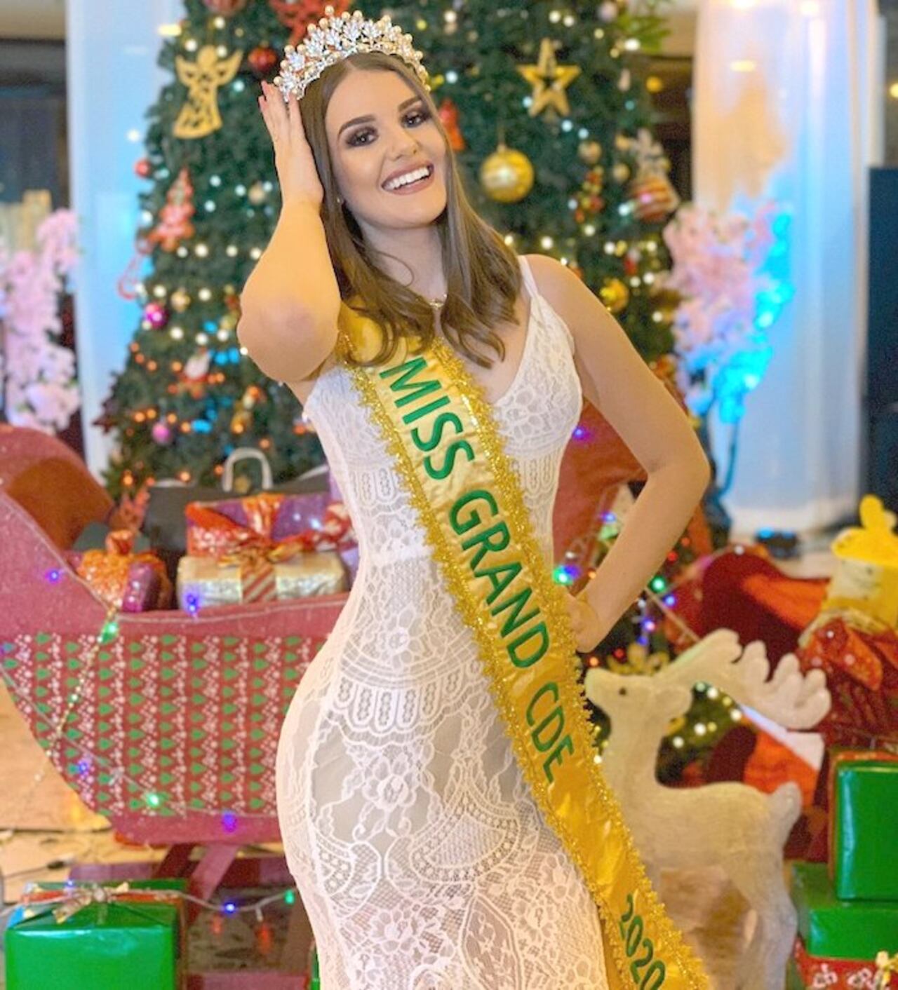 La candidata a Miss Grand contó que denunció al que hizo viral su audio queriendo dejarla como soberbia.