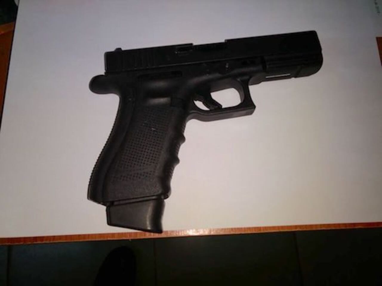 ARMA. Con una 9 mm disparó el suboficial Ricardo Héctor Giménez contra el cadete.
