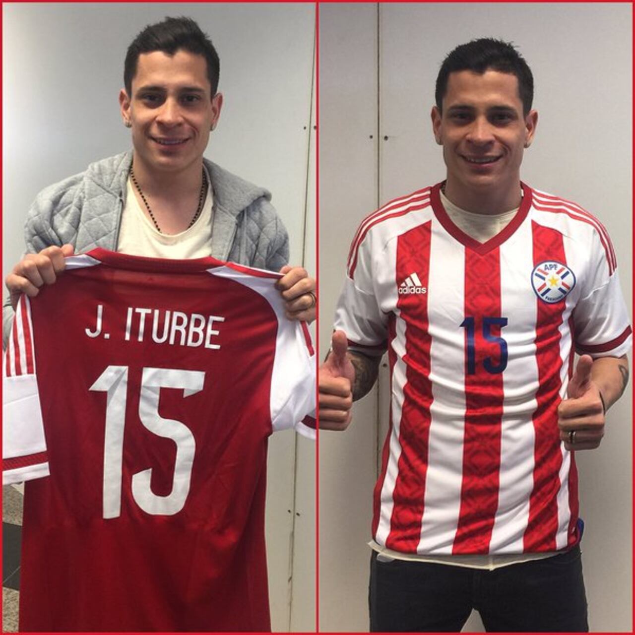 Con la Albirroja, Iturbe utilizará la casaca 15 en este combo de partidos ante Ecuador y Brasil.