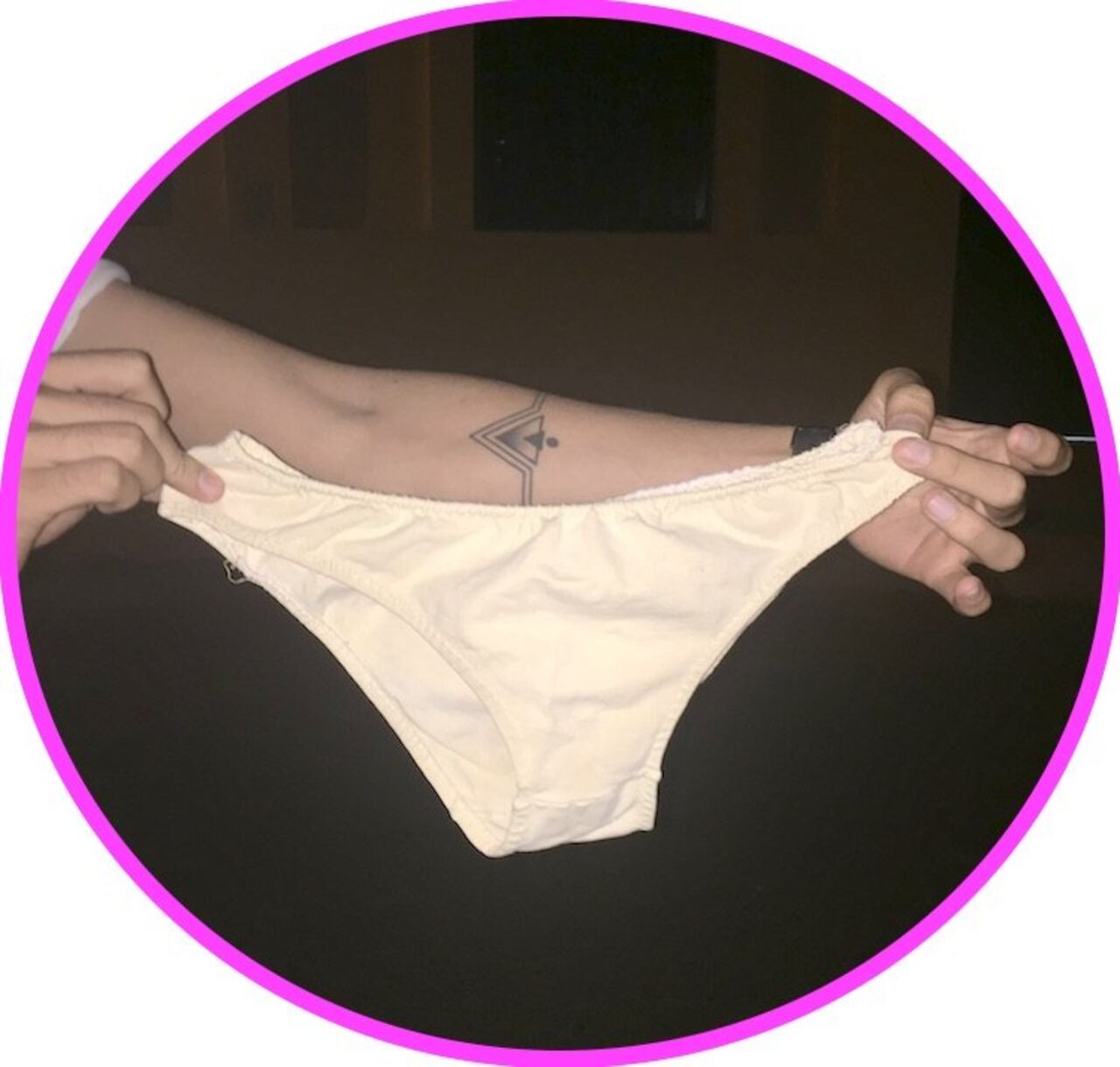 El joven alzó en su Twitter una foto de la ropa interior que utilizó.