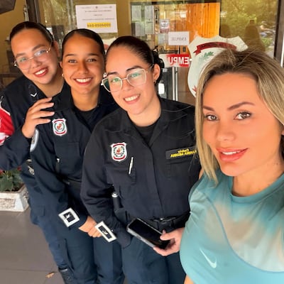 ¡Ndi! Mirá el percance que Dahiana tuvo con su autito