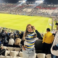 Mañamí, la paraguaya “Bostera” alentó a su club desde las gradas