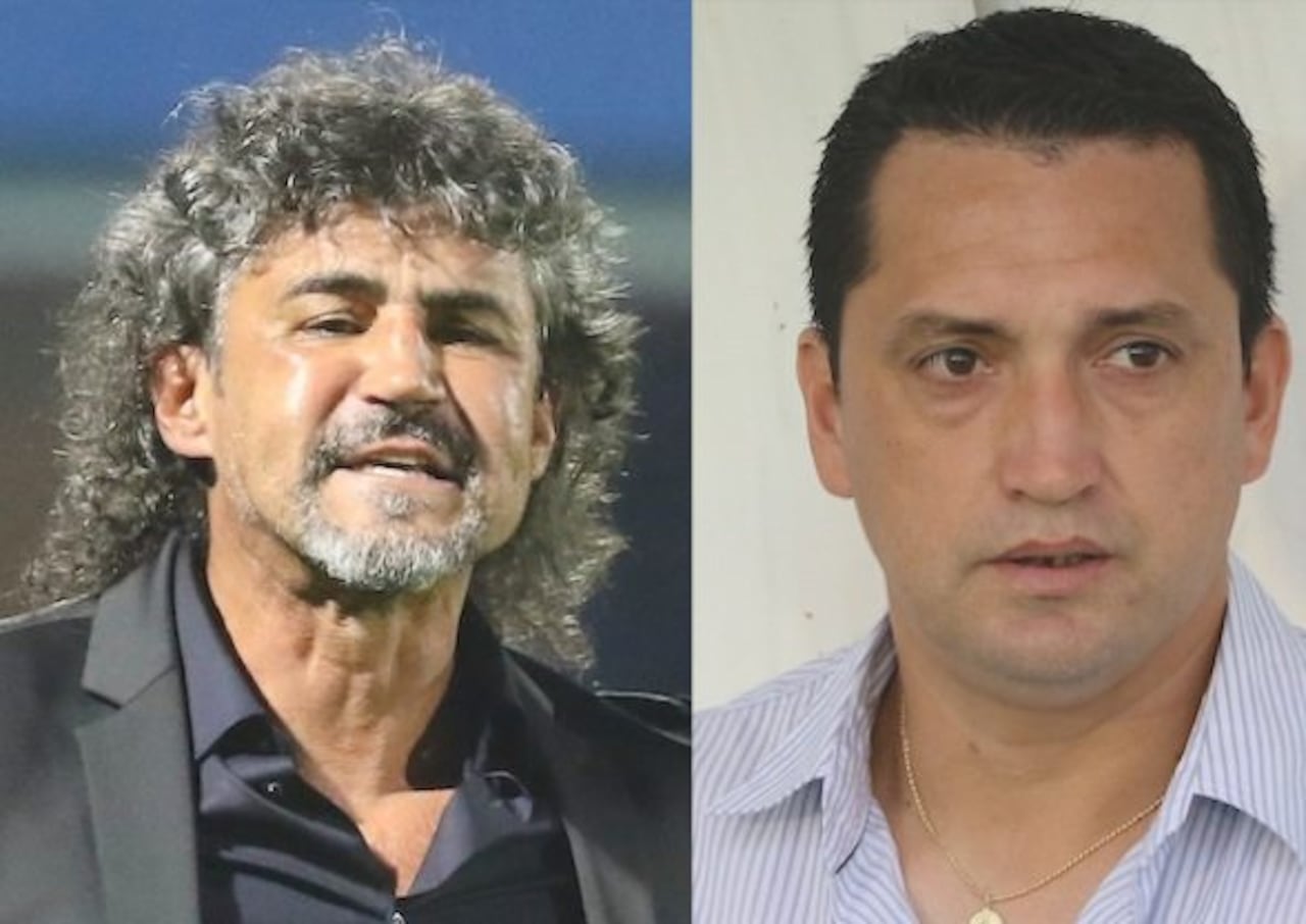 CONFIADO. Leonel Álvarez (izquierda), DT de Cerro. TIENE FE. Aldo Bobadilla, técnico de Olimpia.