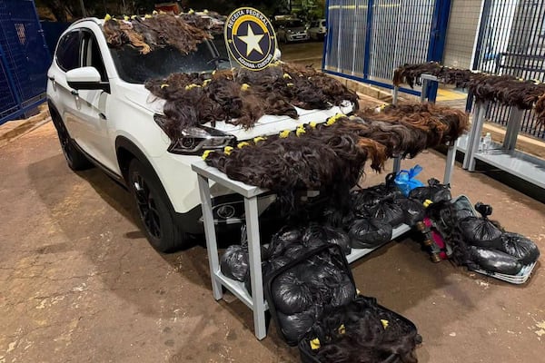 Una incautación de pelos: 148 kilos de cabello humano