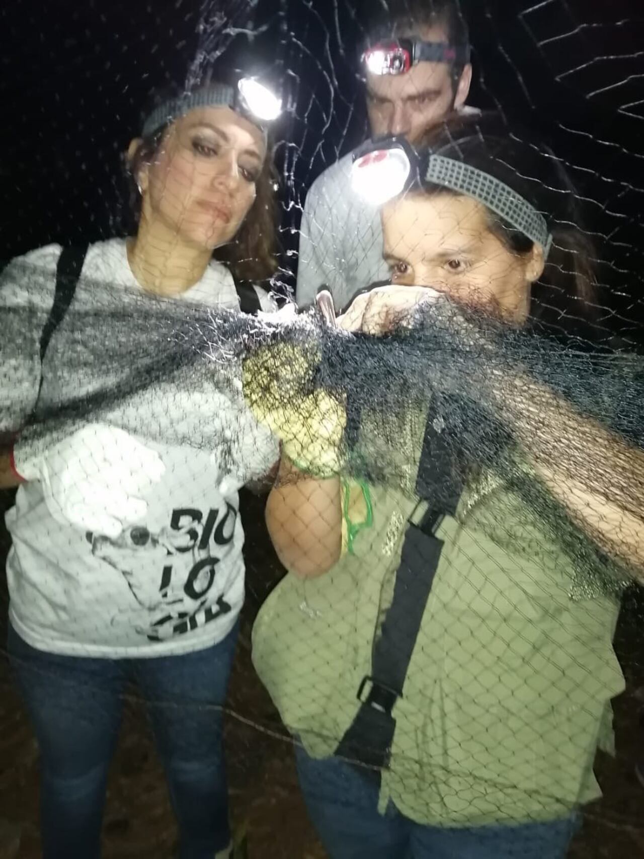 Trabajo de campo de los “mbopivoluntarios” y estudio de especies de mbopi. Foto: Belén Barreto, Ybycuí 2018.