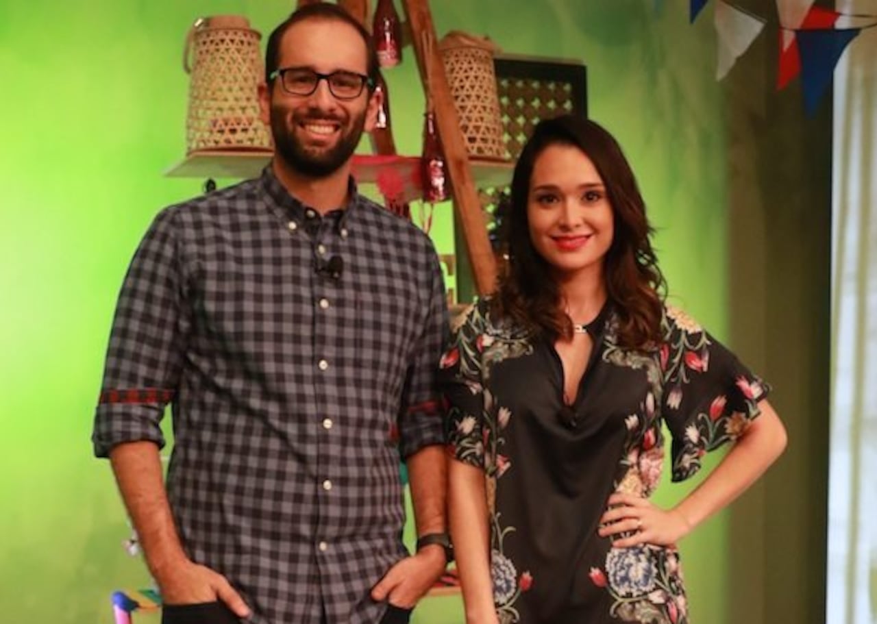 ANFITRIONES. Los González, Toto y Lali, una dupla que se mostró bastante compenetrada.