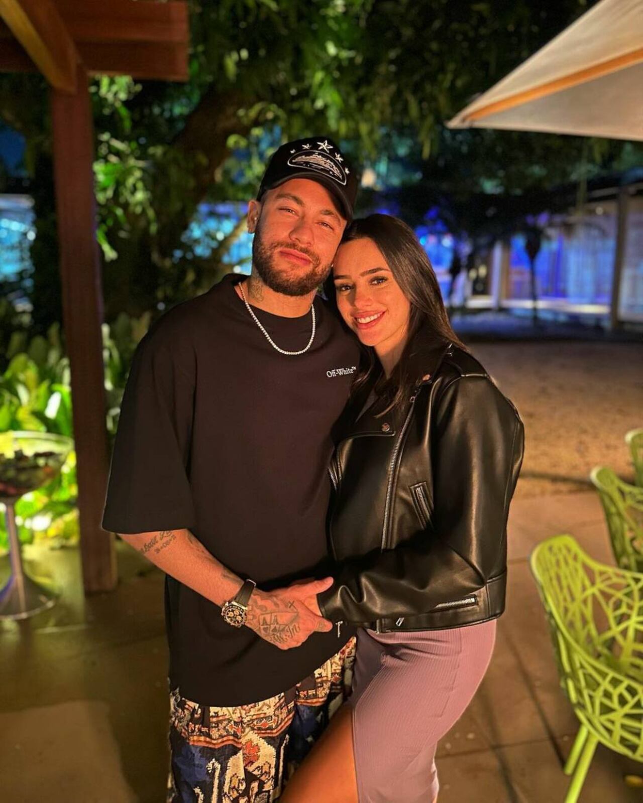 Neymar y su patronal, Bruna Biancardi. (Foto: @neymarjr)