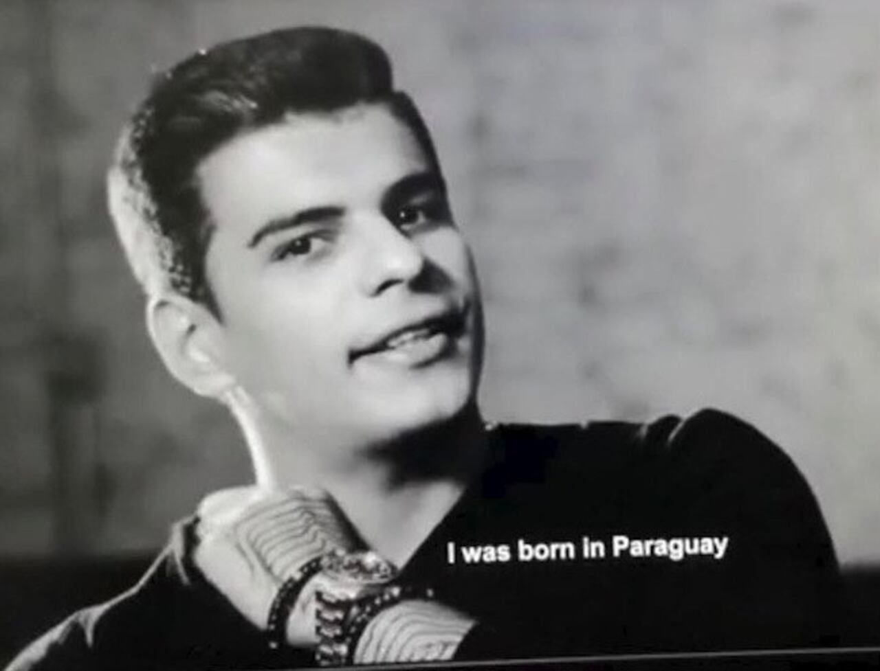 En la entrevista en la que contó que nació en Paraguay.