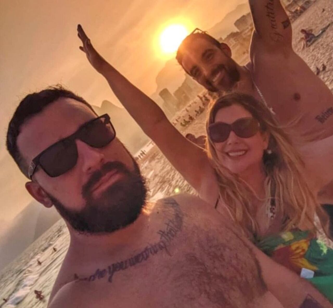 Los hijos de la conductora de tevé le regalaron el viaje a Brasil.