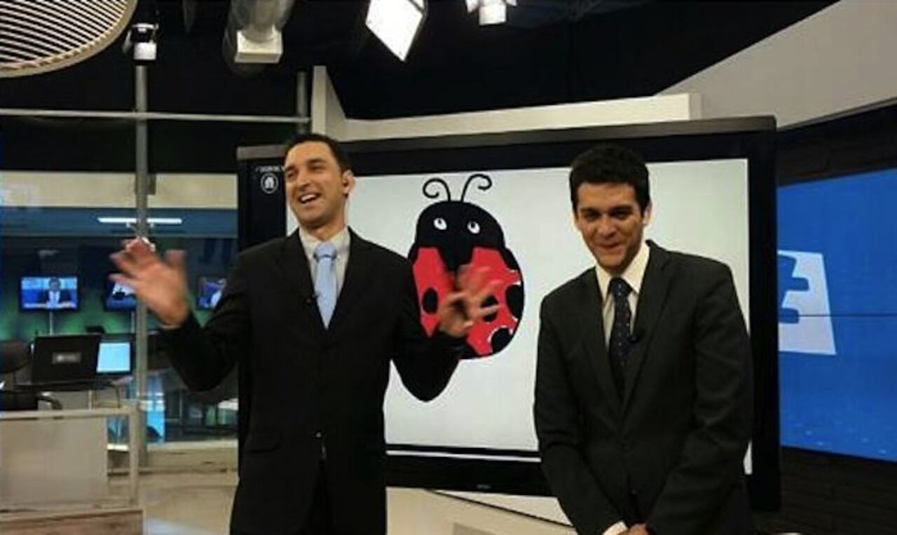 Un escarabajo también fue obra de arte del periodista deportivo.
