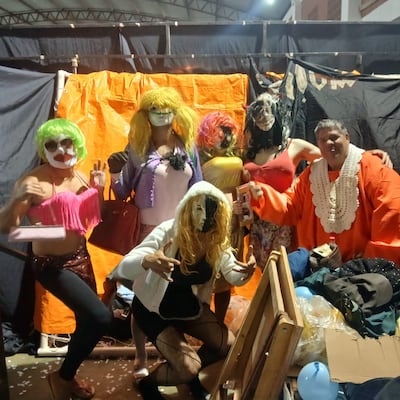 Casamiento con carrozas para “revivir” el San Juan