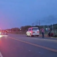 Motoca chocó una vaca ha omanoite