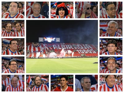 ¡Un homenaje a los que siguen alentando desde arriba!