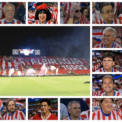 ¡Un homenaje a los que siguen alentando desde arriba!