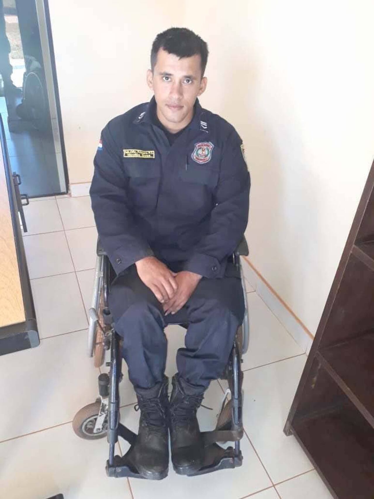 El uniformado lleva 12 años de servicio.
