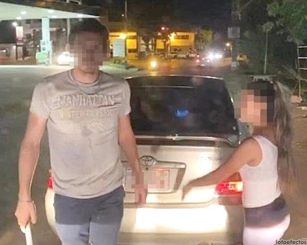 “Mily” Brítez fue atacada por un hombre que tenía un garrote en su mano y estaba acompañado por una menor.