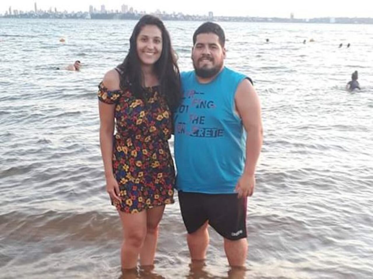 Ambos disfrutan sus vacaciones a puro amor. (Gentileza)