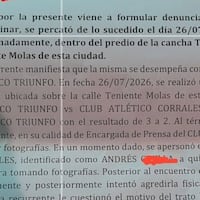 Fotógrafa denuncia amenaza de presi de un club de la Liga Sanlorenzana