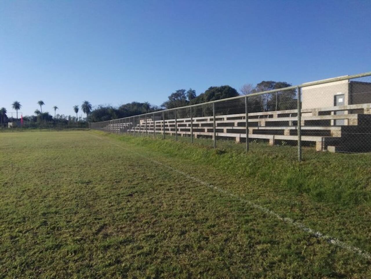 Vista del estadio de General Caballero en Villeta.