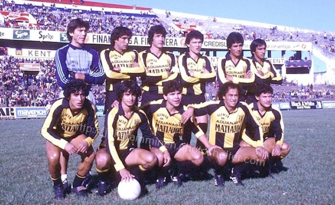 Uno de los equipazos de aquel Guaraní del 84, donde Franco fue pieza vital.