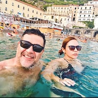 ¡Y el que puede..! Mirá las fotos de las tremendas vacaciones de Roberto Pérez