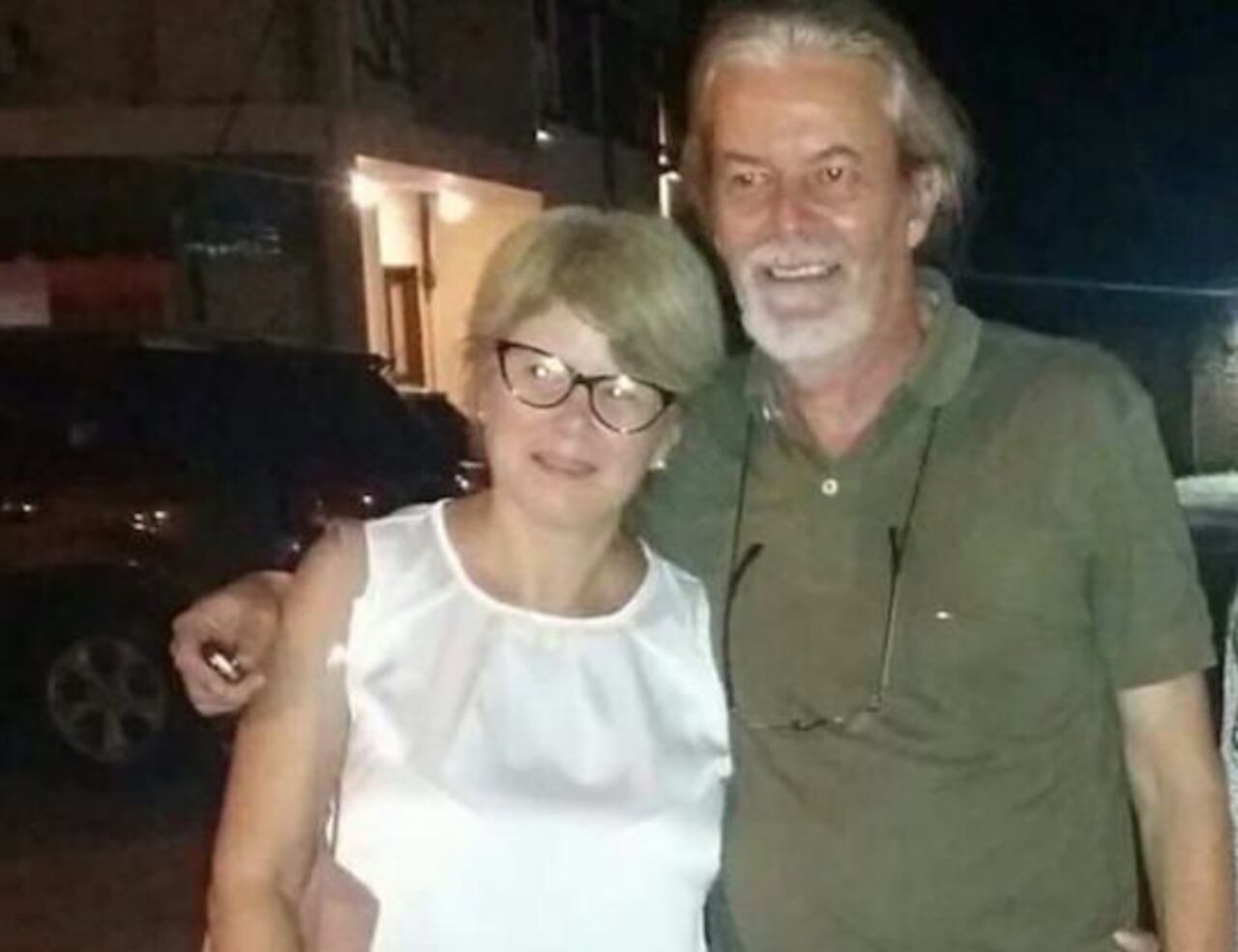 JUNTOS. Nancy con el gran artista Koki Ruiz, con quien trabaja codo a codo.