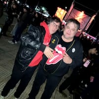 Fede Arias es íntimo de un grande del rock