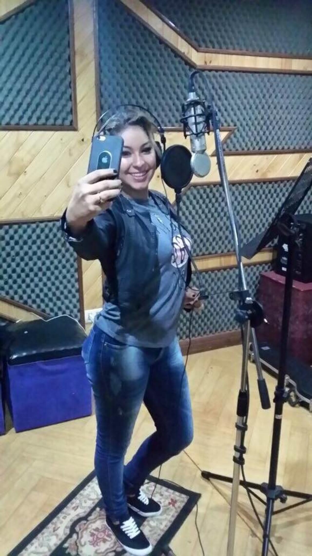 La cantante cumbiera Fátima Román.