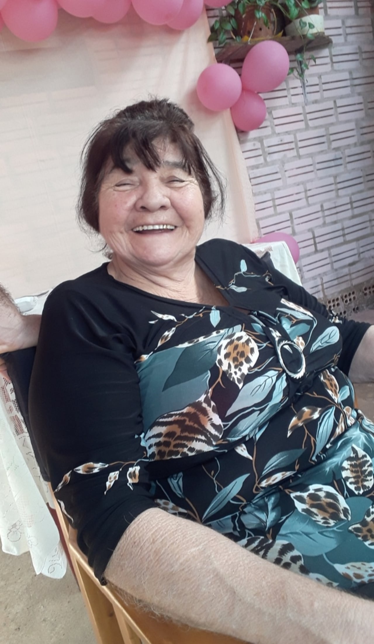 Ña Clorinda era una mujer muy alegre.