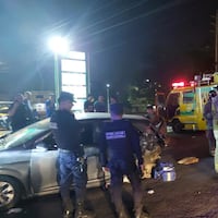Poli retirado sufrió un accidente vai