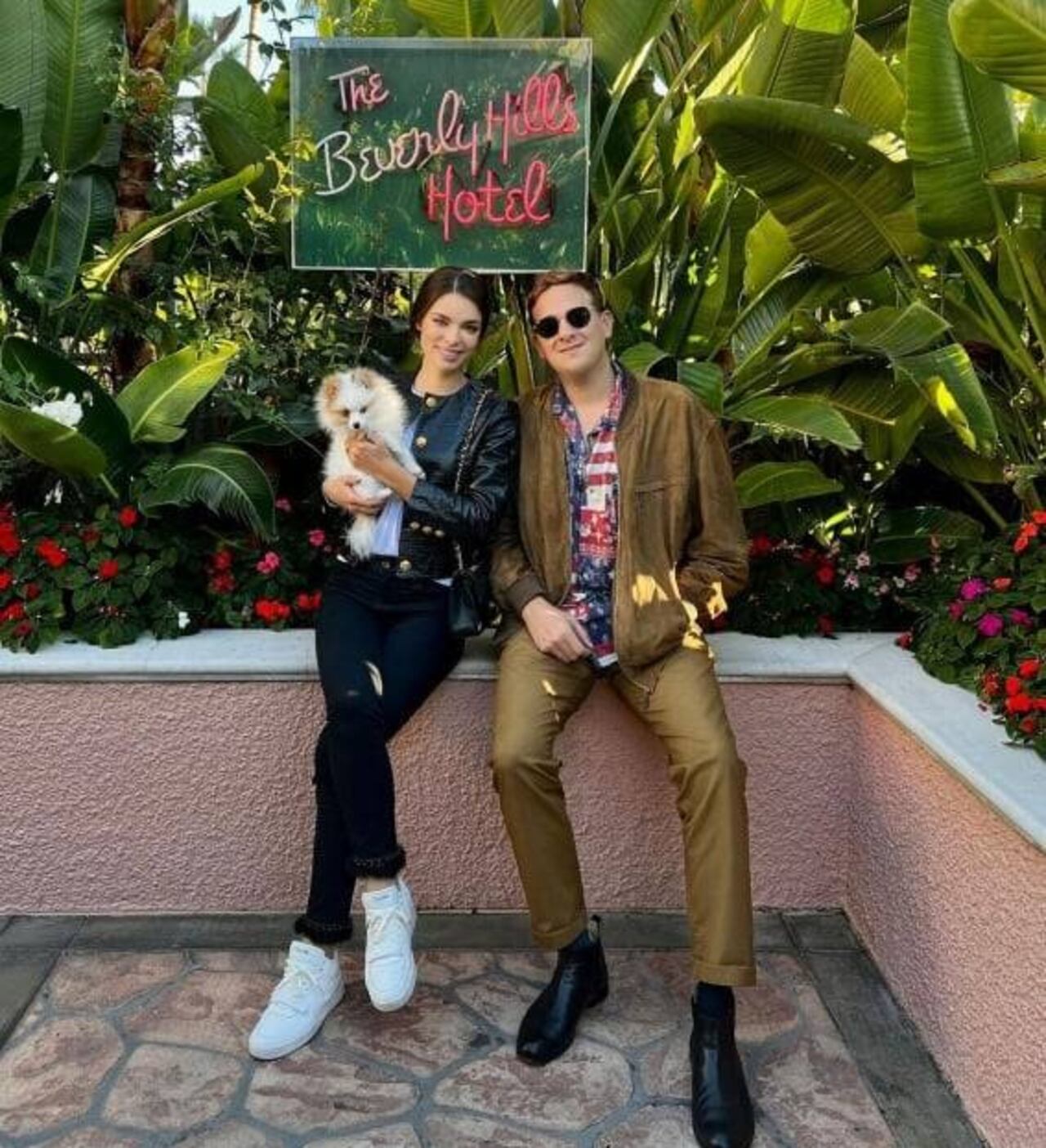 Nadia, junto a su mejor amigo y su perro Blue. (FOTO: @nadiatferreira)